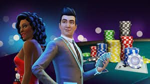 Ilustrasi hiburan online sports betting dan casino dengan interface menarik
